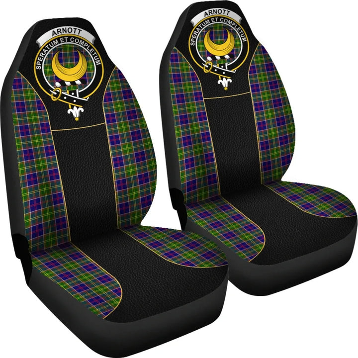 Scottish Arnott Clan Crest Tartan Car Seat Covers - Special Style 4