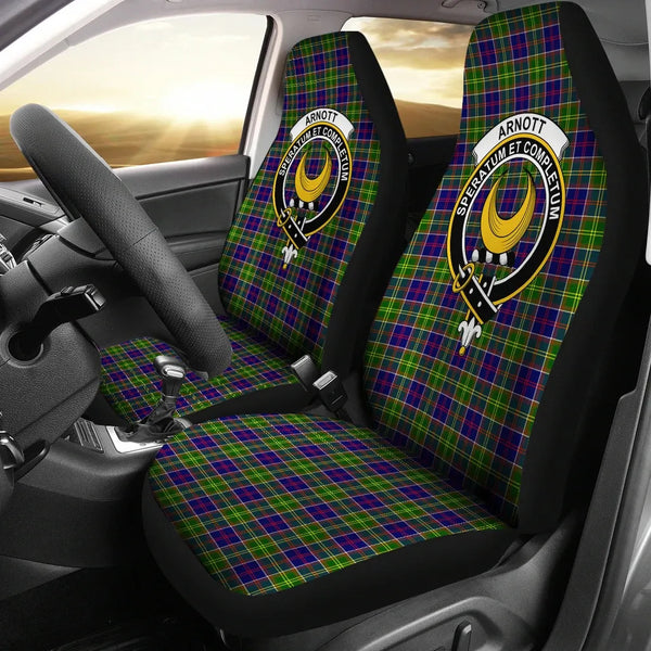 Scottish Arnott Clan Crest Tartan Car Seat Covers 2