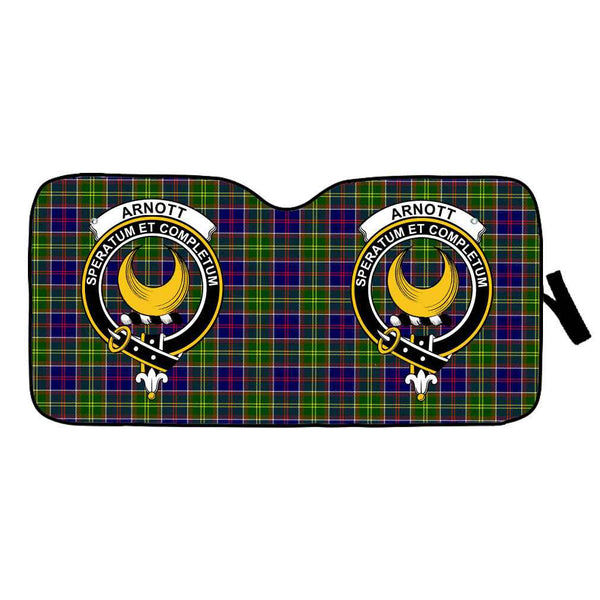 Scottish Arnott Clan Crest Tartan Car Windshield Sun Shade Tartan Plaid 1