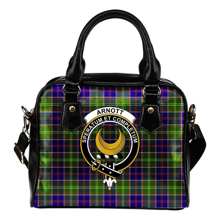 Scottish Arnott Clan Crest Tartan Shoulder Handbag Tartan Plaid 1