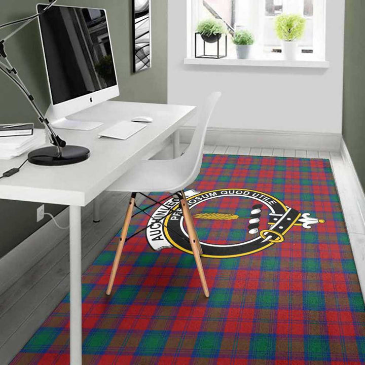 Scottish Auchinleck Clan Crest Tartan Area Rug Tartan Plaid 4