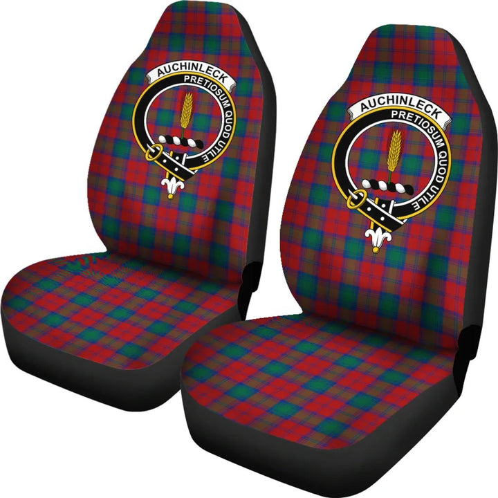 Scottish Auchinleck Clan Crest Tartan Car Seat Covers 1