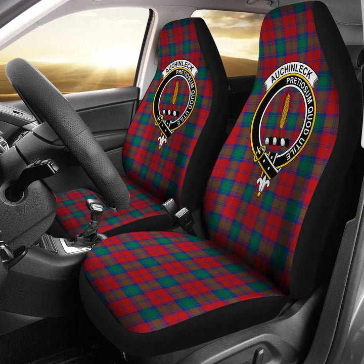 Scottish Auchinleck Clan Crest Tartan Car Seat Covers 2