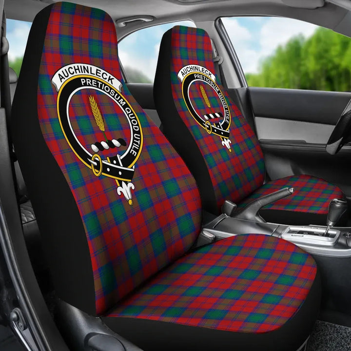 Scottish Auchinleck Clan Crest Tartan Car Seat Covers 3