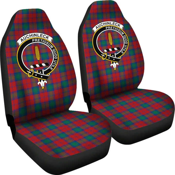 Scottish Auchinleck Clan Crest Tartan Car Seat Covers 4