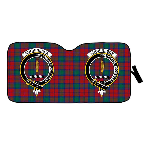 Scottish Auchinleck Clan Crest Tartan Car Windshield Sun Shade Tartan Plaid 1
