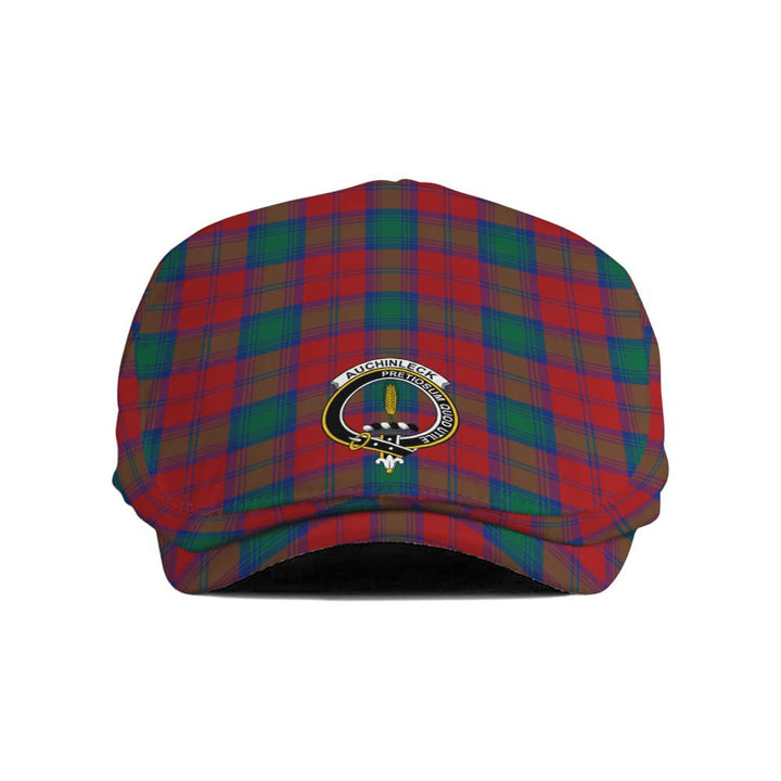 Scottish Auchinleck Clan Crest Tartan Flat Cap Tartan Plaid 1