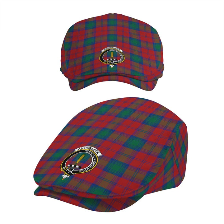 Scottish Auchinleck Clan Crest Tartan Flat Cap Tartan Plaid 5