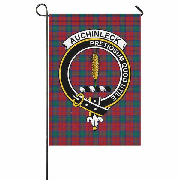 Scottish Auchinleck Clan Crest Tartan Garden Flag Tartan Plaid 1
