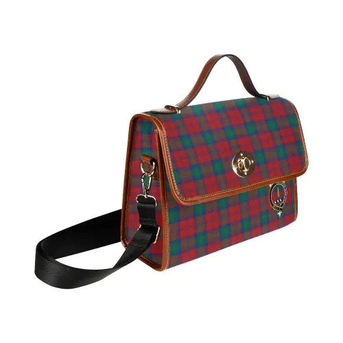 Scottish Auchinleck Clan Crest Tartan Waterproof Canvas Bag Tartan Plaid 3