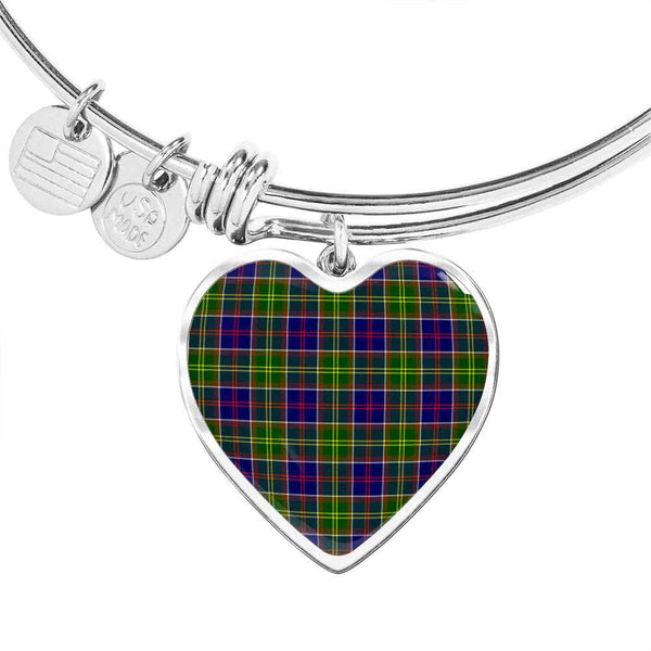 Scottish Ayrshire District Clan Tartan Bangle Heart Tartan Plaid 1