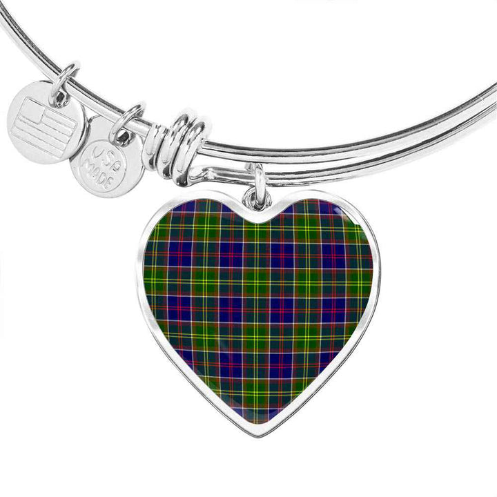 Scottish Ayrshire District Clan Tartan Bangle Heart Tartan Plaid 1