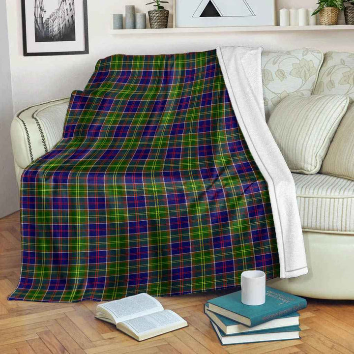 Scottish Ayrshire District Clan Tartan Blanket Tartan Plaid 2