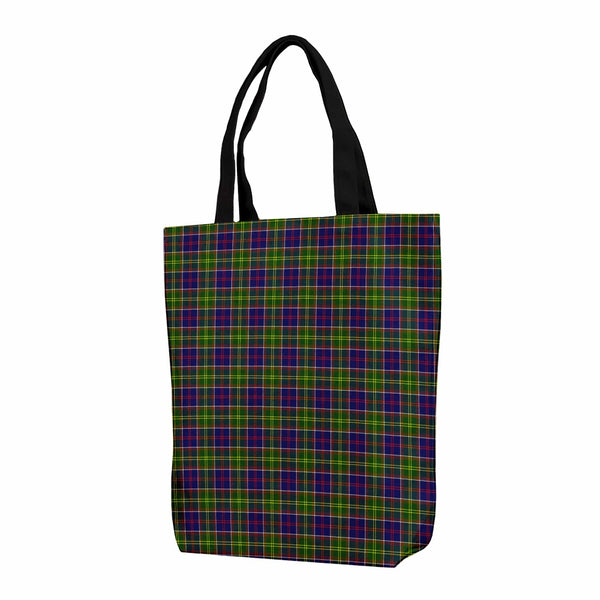 Scottish Ayrshire District Clan Tartan Canvas Bag With Shoulder Strap Tartan Plaid 1