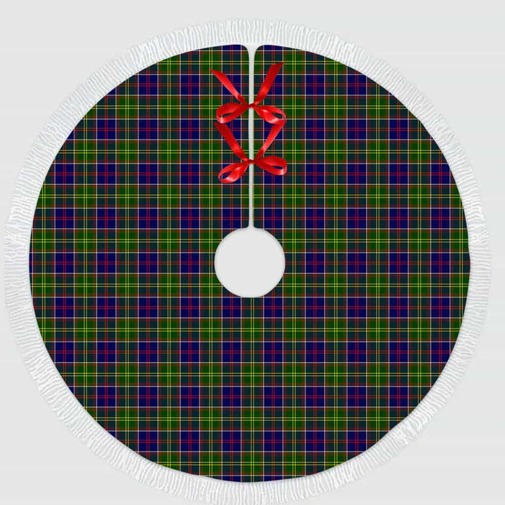 Scottish Ayrshire District Clan Tartan Christmas Tree Skirt Tassels 1 Tartan Plaid