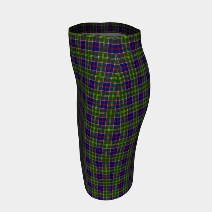 Scottish Ayrshire District Clan Tartan Fitted Skirt Tartan Plaid 2