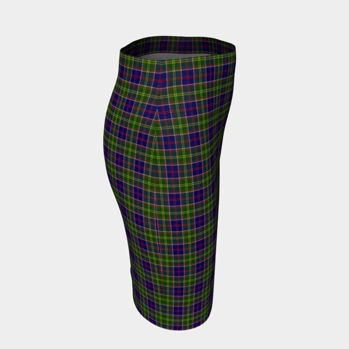Scottish Ayrshire District Clan Tartan Fitted Skirt Tartan Plaid 3