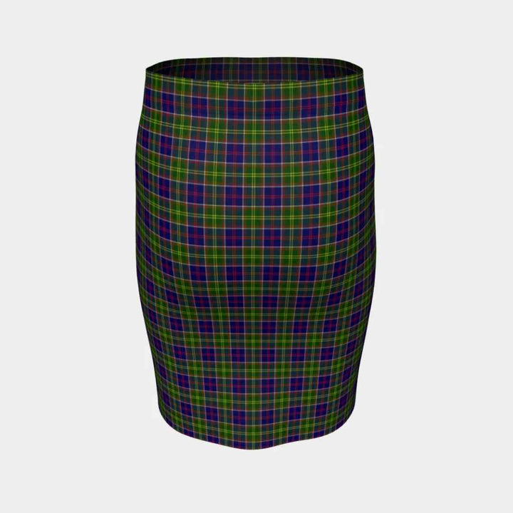 Scottish Ayrshire District Clan Tartan Fitted Skirt Tartan Plaid 4