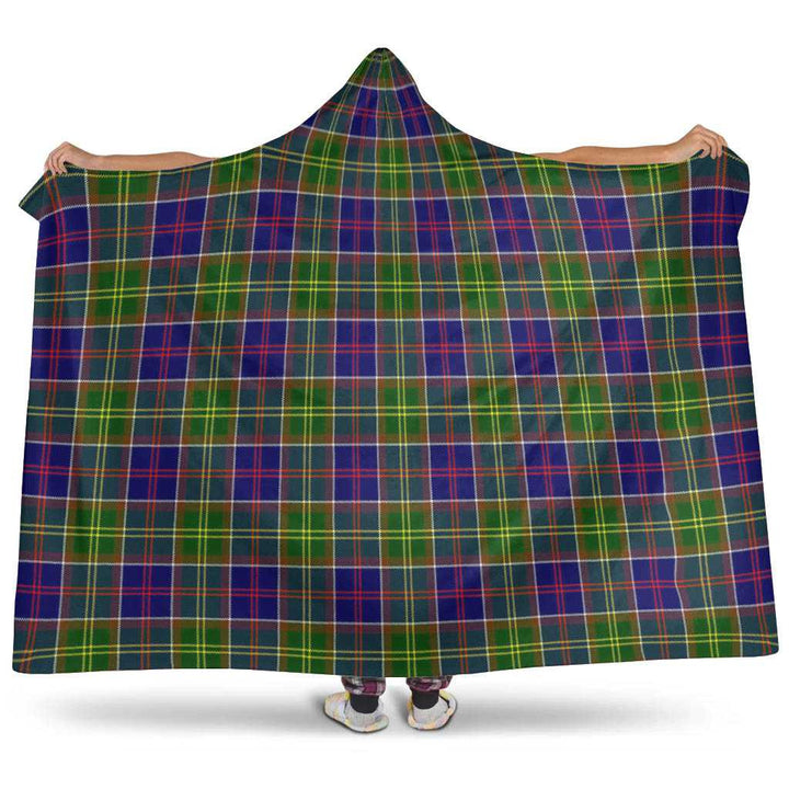 Scottish Ayrshire District Clan Tartan Hooded Blanket Tartan Plaid 1