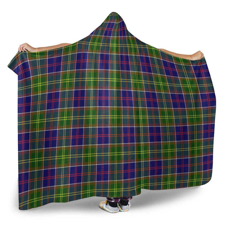 Scottish Ayrshire District Clan Tartan Hooded Blanket Tartan Plaid 2
