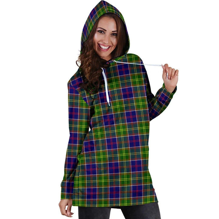 Scottish Ayrshire District Clan Tartan Hoodie Dress