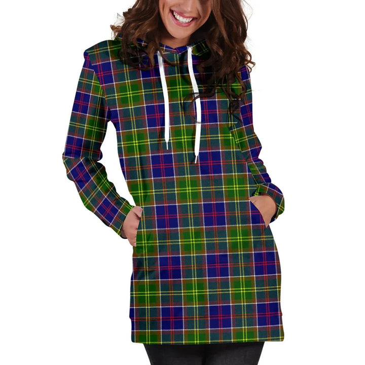 Scottish Ayrshire District Clan Tartan Hoodie Dress