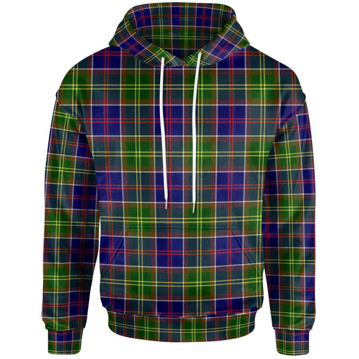 Scottish Ayrshire District Clan Tartan Hoodie Front Side Tartan Plaid