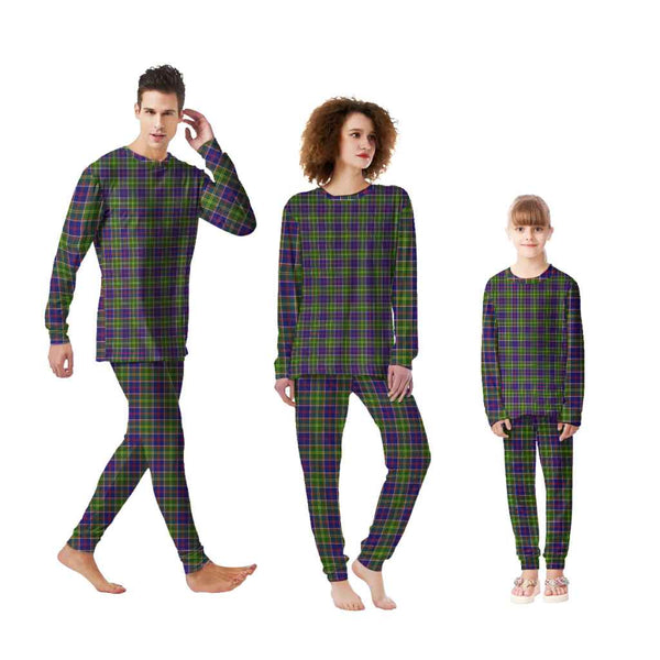 Scottish Ayrshire District Clan Tartan Pajama Set Tartan Plaid