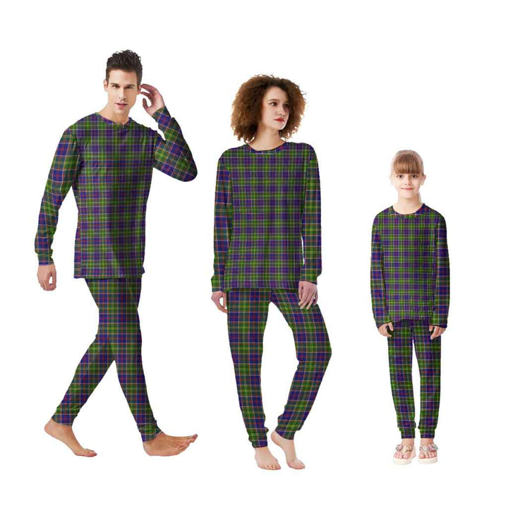 Scottish Ayrshire District Clan Tartan Pajama Set Tartan Plaid