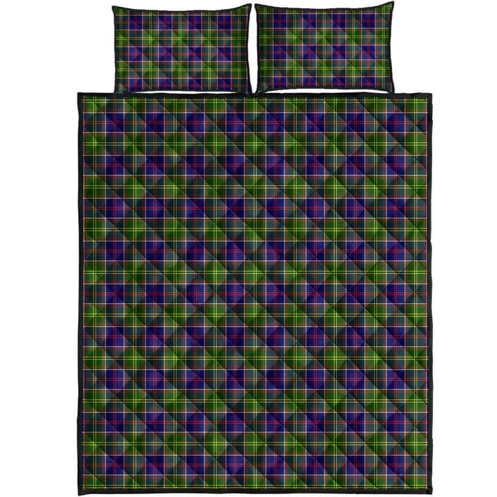 Scottish Ayrshire District Clan Tartan Quilt Bed Set Tartan Plaid 1