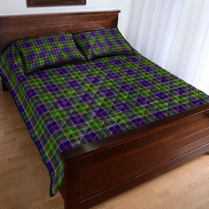 Scottish Ayrshire District Clan Tartan Quilt Bed Set Tartan Plaid 4