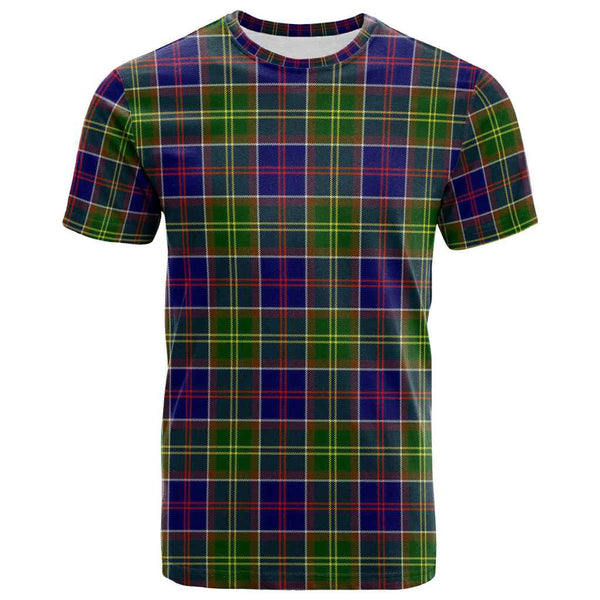 Scottish Ayrshire District Clan Tartan T-Shirt Front Side Tartan Plaid