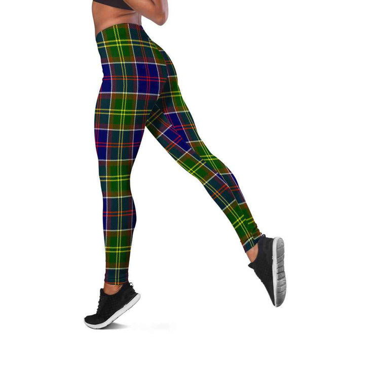 Scottish Ayrshire District Clan Tartan Women Leggings Tartan Plaid 2