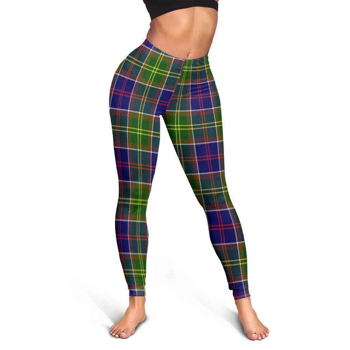 Scottish Ayrshire District Clan Tartan Women Leggings Tartan Plaid 3
