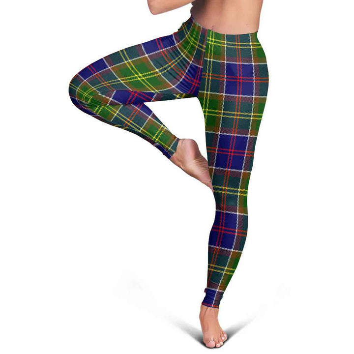 Scottish Ayrshire District Clan Tartan Women Leggings Tartan Plaid 5