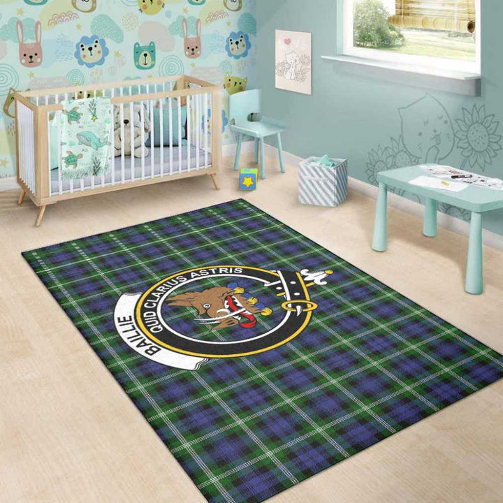 Scottish Baillie Clan Crest Tartan Area Rug Tartan Plaid 5