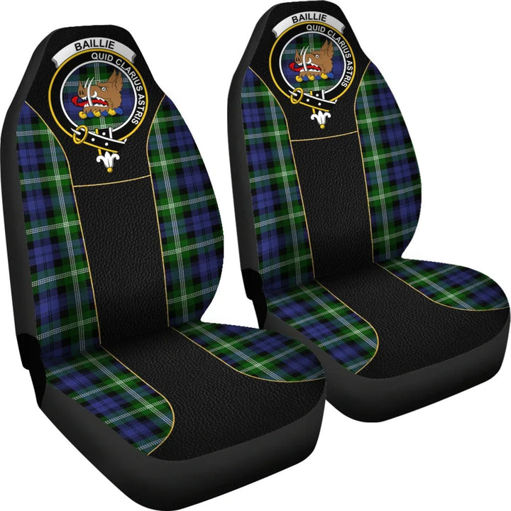 Scottish Baillie Clan Crest Tartan Car Seat Covers - Special Style 4