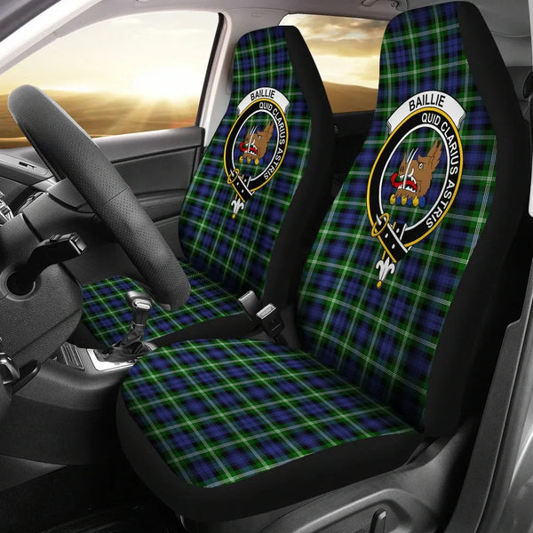Scottish Baillie Clan Crest Tartan Car Seat Covers 2