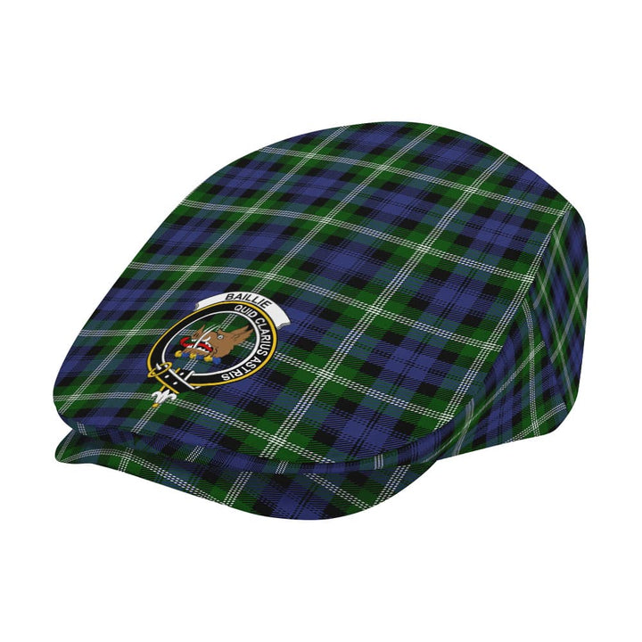 Scottish Baillie Clan Crest Tartan Flat Cap Tartan Plaid 2