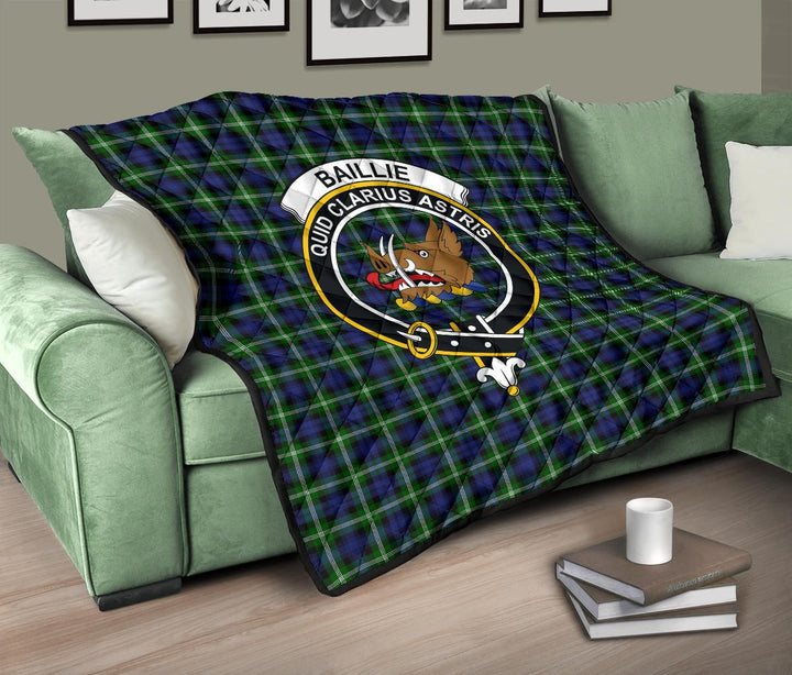 Scottish Baillie Modern Clan Crest Tartan Quilt Tartan Plaid 10