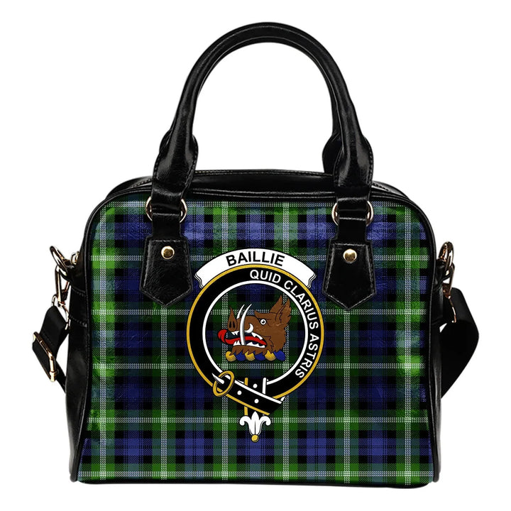 Scottish Baillie Modern Clan Crest Tartan Shoulder Handbag Tartan Plaid 1
