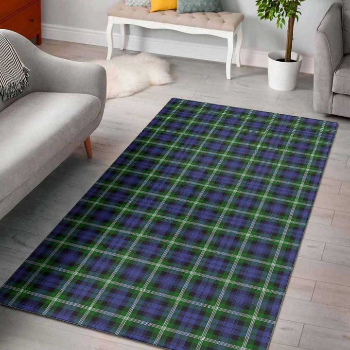 Scottish Baillie Modern Clan Tartan Area Rug Tartan Plaid 1