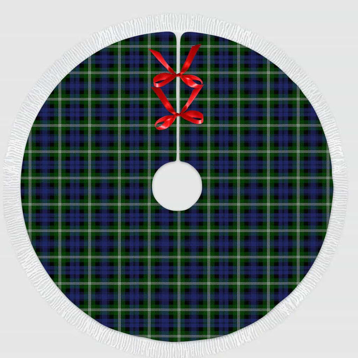 Scottish Baillie Modern Clan Tartan Christmas Tree Skirt Tassels 1 Tartan Plaid