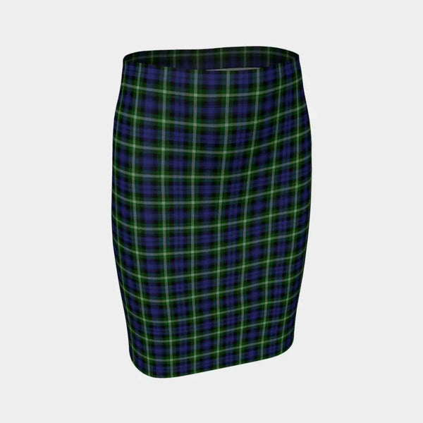 Scottish Baillie Modern Clan Tartan Fitted Skirt Tartan Plaid 1