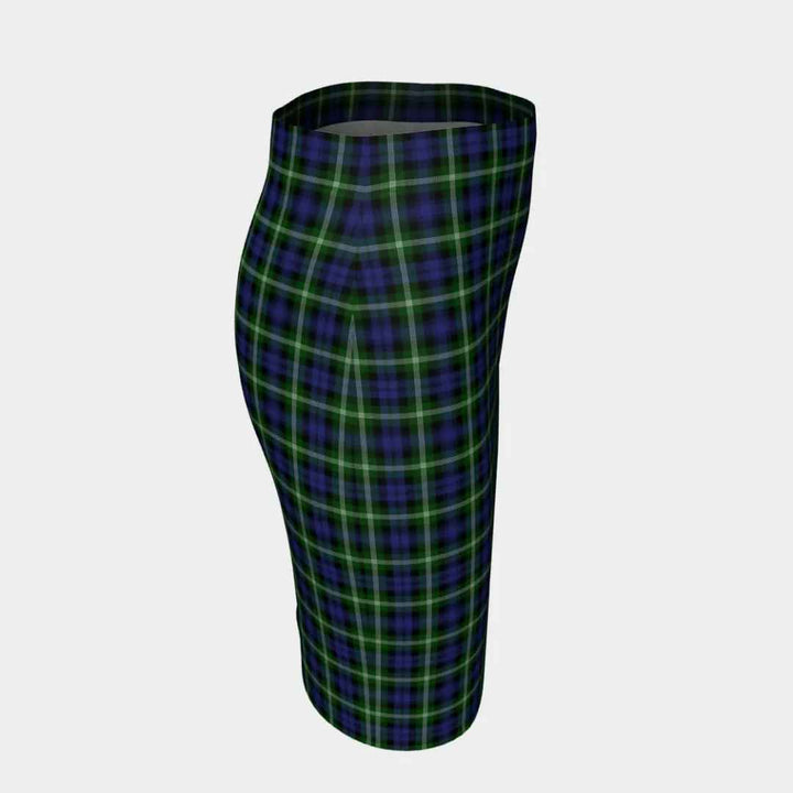 Scottish Baillie Modern Clan Tartan Fitted Skirt Tartan Plaid 3