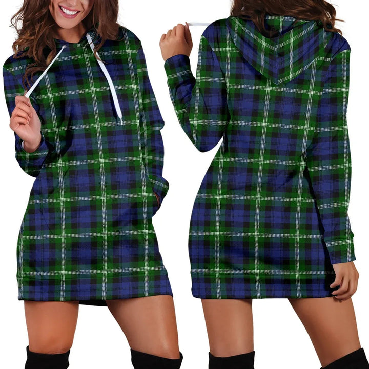 Scottish Baillie Modern Clan Tartan Hoodie Dress