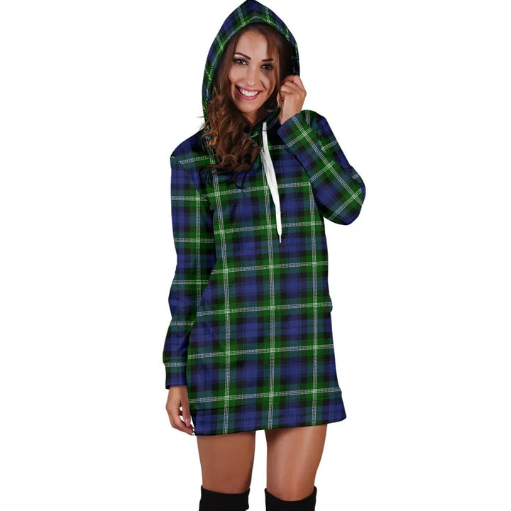 Scottish Baillie Modern Clan Tartan Hoodie Dress