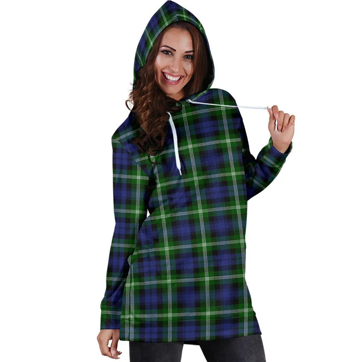 Scottish Baillie Modern Clan Tartan Hoodie Dress
