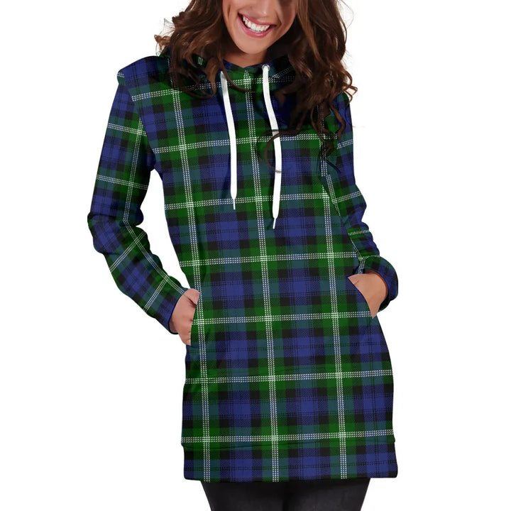Scottish Baillie Modern Clan Tartan Hoodie Dress