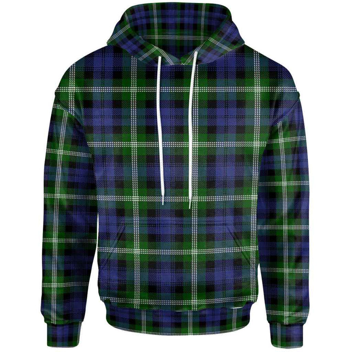 Scottish Baillie Modern Clan Tartan Hoodie Front Side Tartan Plaid